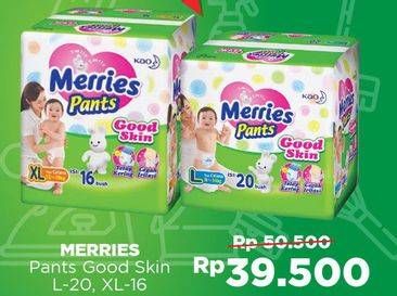 Promo Harga Merries Pants Good Skin L20, XL16  - Alfamart