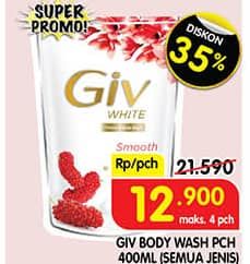 Promo Harga GIV Body Wash All Variants 400 ml - Superindo