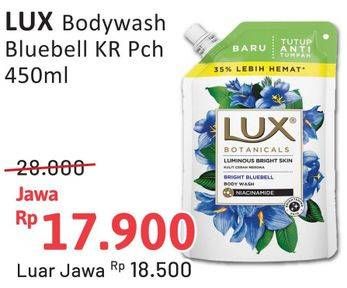 Promo Harga LUX Botanicals Body Wash Blue Bell 450 ml - Alfamidi