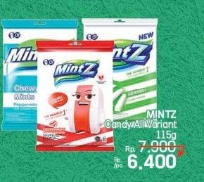 Promo Harga Mintz Candy Chewy Mint All Variants 115 gr - LotteMart