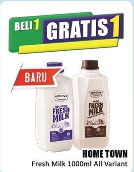 Promo Harga Hometown Fresh Milk All Variants 1000 ml - Hari Hari