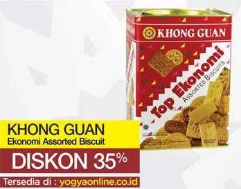 Promo Harga KHONG GUAN Top Ekonomi Assorted Biscuits 1150 gr - Yogya
