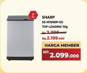 Promo Harga Sharp ES-M7000P-GG  - Yogya