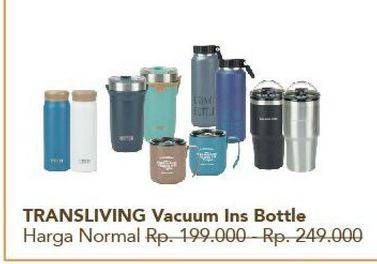Promo Harga Trans Living Vacuum Bottle & Mug  - Carrefour