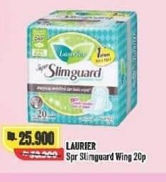 Promo Harga Laurier Super Slimguard Day Gathers 22.5cm, 22.5 Cm 20 pcs - Alfamart