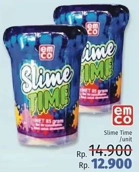 Promo Harga EMCO Slime Time 85 gr - LotteMart