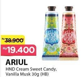 Promo Harga ARIUL Hand Cream Tell Me Your Wish Happy, Romantic 30 gr - Alfamart