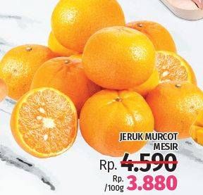 Promo Harga Jeruk Murcot Mesir per 100 gr - LotteMart