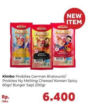 Promo Harga Kimbo Probites/Burger Sapi  - Carrefour