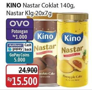 Promo Harga Kino Nastar Chocolate, Nanas 140 gr - Alfamidi