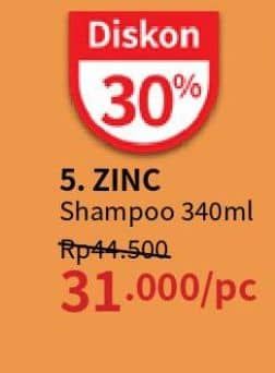 Promo Harga Zinc Shampoo 340 ml - Guardian