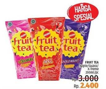 Promo Harga SOSRO Fruit Tea Apple, Guava, X-Treme 200 ml - LotteMart
