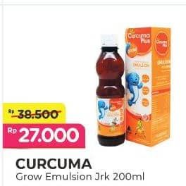 Promo Harga Curcuma Plus Emulsion Suplemen Makanan Jeruk 200 ml - Alfamart