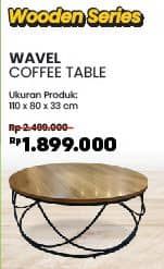 Courts Wavell Coffee Table MDF  Diskon 20%, Harga Promo Rp1.899.000, Harga Normal Rp2.400.000, Ukuran Produk : 
110 x 80 x 33 cm