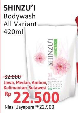 Promo Harga Shinzui Body Cleanser All Variants 420 ml - Alfamidi