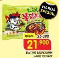 Promo Harga Samyang Hot Chicken Ramen Jjajang 140 gr - Superindo