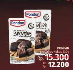 Promo Harga PONDAN Brownies Kukus 230 gr - LotteMart