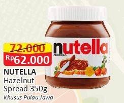 Promo Harga NUTELLA Jam Spread Chocolate Hazelnut 350 gr - Alfamart