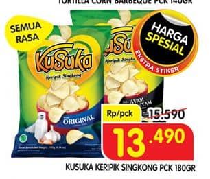 Promo Harga Kusuka Keripik Singkong All Variants 180 gr - Superindo