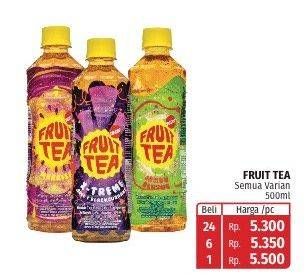 Promo Harga SOSRO Fruit Tea All Variants 500 ml - Lotte Grosir