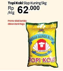Promo Harga Topi Koki Beras  Super Slyp 5 kg - Carrefour