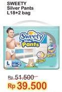 Promo Harga SWEETY Silver Pants L18+2  - Indomaret