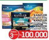 Promo Harga Kanzler Chicken Nugget Original + Crispy + Kanzler Beef Cocktail  - LotteMart