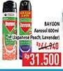 Promo Harga Baygon Insektisida Spray Japanese Peach, Silky Lavender 600 ml - Hypermart