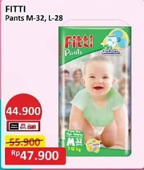 Promo Harga Fitti Pants M32, L28 28 pcs - Alfamart