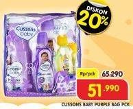 Promo Harga CUSSONS BABY Gift Box Large Purple  - Superindo