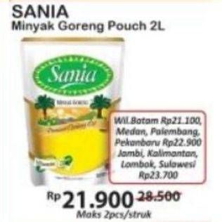 Promo Harga SANIA Minyak Goreng 2000 ml - Indomaret