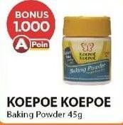 Promo Harga KOEPOE KOEPOE Baking Powder 45 gr - Alfamart