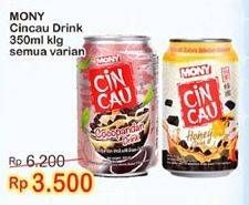 Promo Harga MONY Cincau All Variants 300 ml - Indomaret