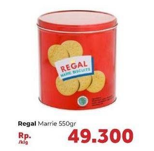 Promo Harga REGAL Marie 550 gr - Carrefour