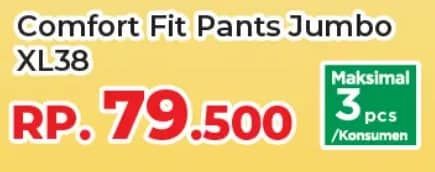 Promo Harga Makuku Comfort Fit Diapers Pants XL38 38 pcs - Yogya