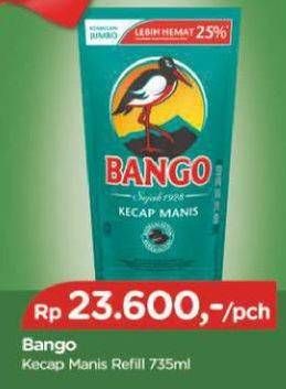 Promo Harga BANGO Kecap Manis 735 ml - TIP TOP