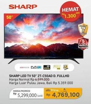 Promo Harga Sharp 2T-C50AD1i 50 Inch Full-HD TV   - Carrefour
