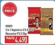 Promo Harga PIKOPI 3 in 1 Kopi Mix/PIKOPI Moccachino  - Hypermart