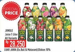 Promo Harga DIAMOND Jungle Juice All Variants 1000 ml - Hypermart