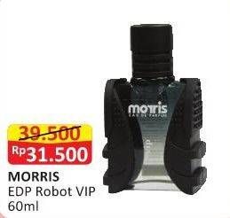 Promo Harga MORRIS Eau De Parfum Robot VIP 60 ml - Alfamart