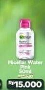 Promo Harga GARNIER Micellar Water Pink 50 ml - Alfamart