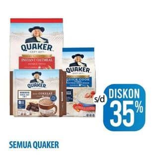 Promo Harga Quaker Oatmeal  - Hypermart