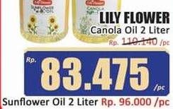 Promo Harga Lily Flower Sunflower Oil 2000 ml - Hari Hari