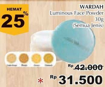 Promo Harga WARDAH Luminous Face Powder Refill All Variants 30 gr - Giant