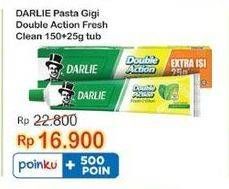 Promo Harga DARLIE Toothpaste Double Action Fresh Clean 175 gr - Indomaret