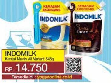 Promo Harga Indomilk Susu Kental Manis All Variants 545 gr - Yogya