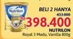 Promo Harga Nutrilon Royal 3 Susu Pertumbuhan Madu, Vanila 800 gr - Alfamidi