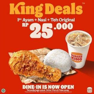 Promo Harga King Deals  - Burger King