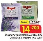 Promo Harga BAGUS FANCYS Pengharum Lemari Jasmine, Lavender 60 gr - Superindo