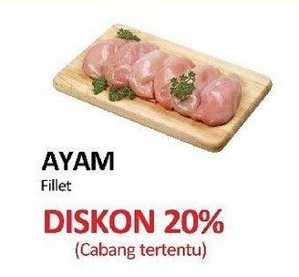 Promo Harga Ayam Fillet per 100 gr - Yogya